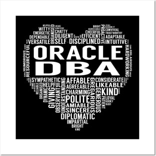 Oracle Dba Heart Posters and Art